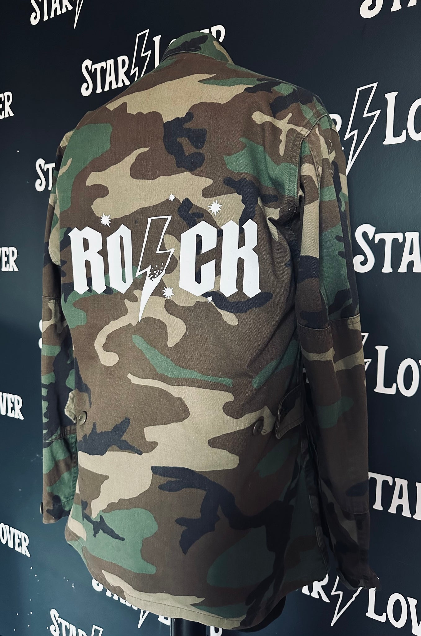 Vintage Camo Rock Jacket