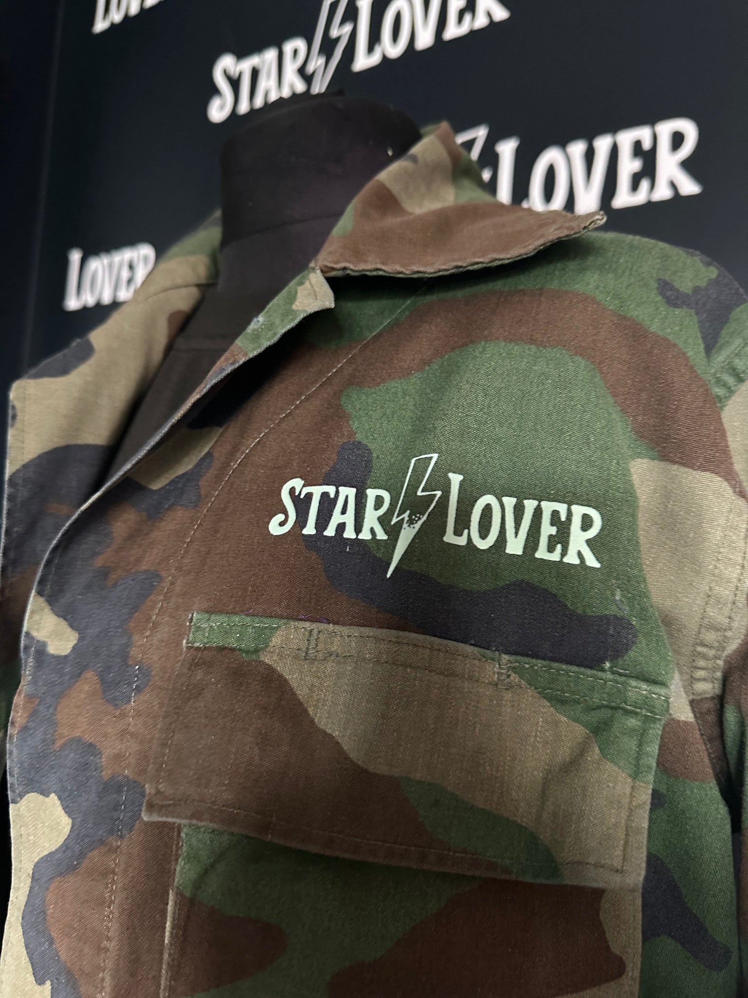 Vintage Camo Rock Jacket