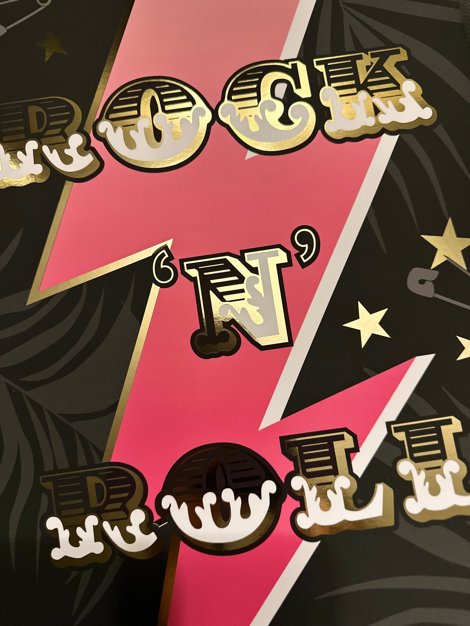 LIMITED EDITION Rock n Roll Art print.