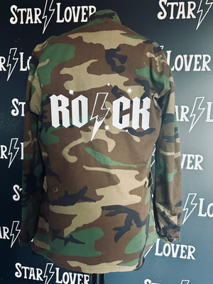 Vintage Camo Rock Jacket