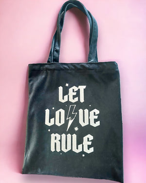 Velvet tote bag