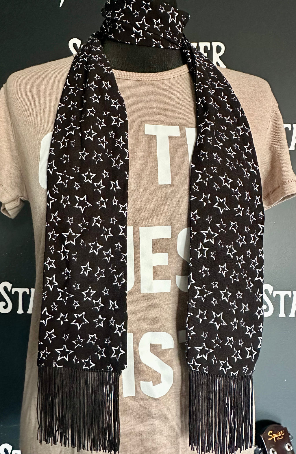 Queen Bitch star print scarf