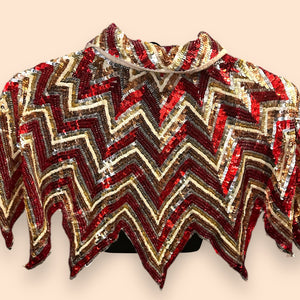 Nova sequinned cape