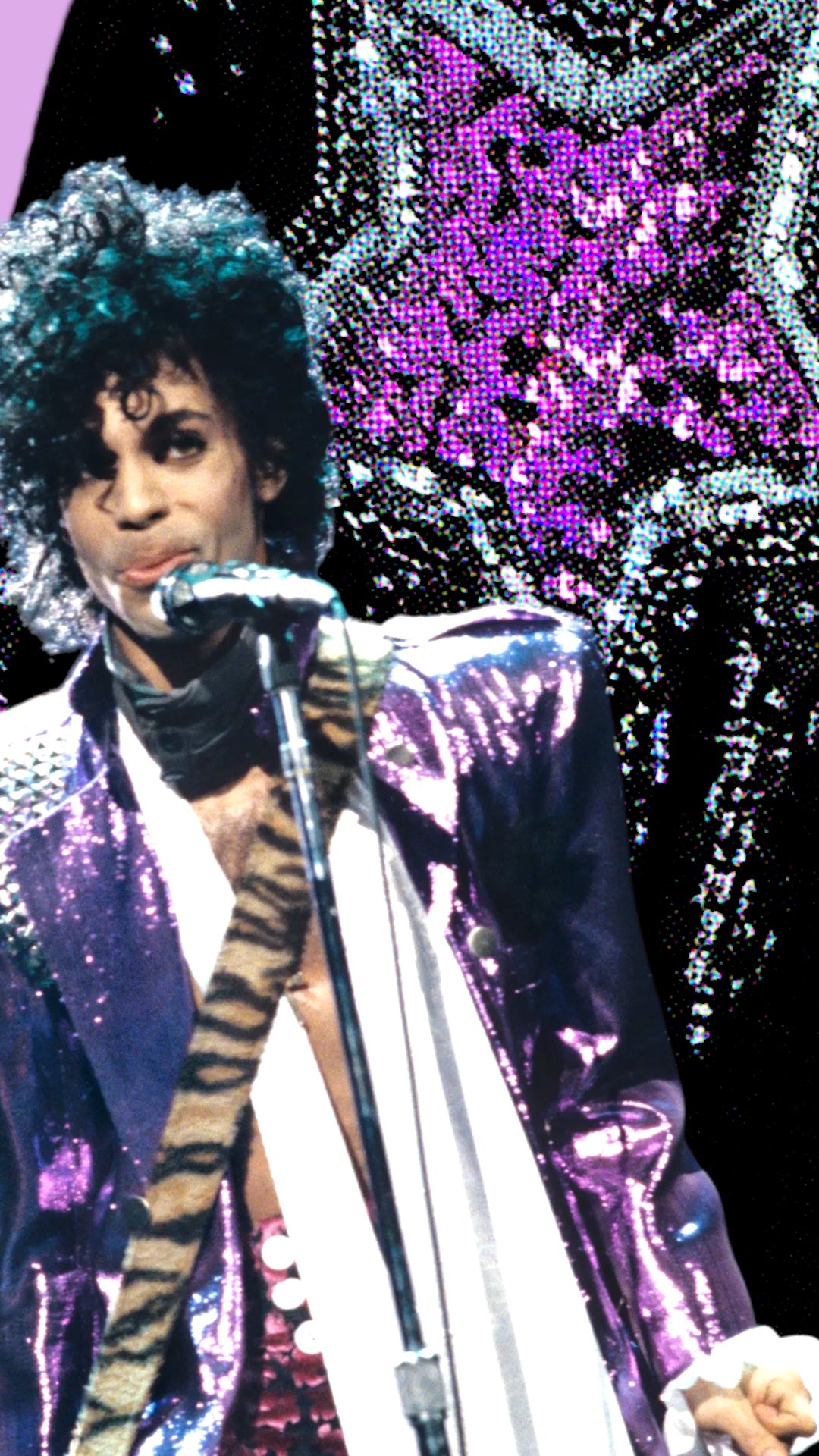 Purple Rain sequin jacket