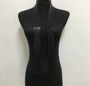 Shimmer skinny neck scarf