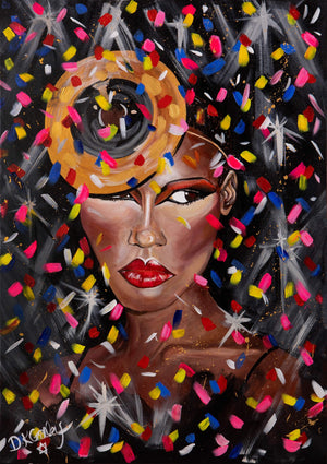 Grace Jones signed Art Print