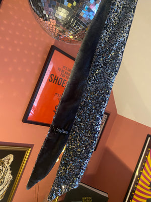 Sequin skinny Disco Scarf