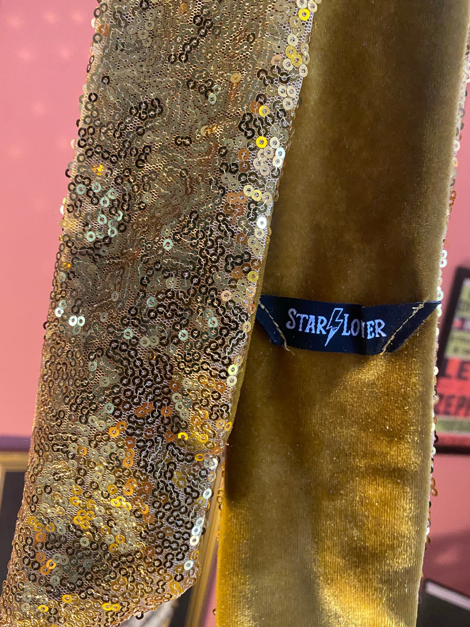 Sequin skinny Disco Scarf